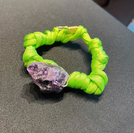 Lime Amethyst Bracelet