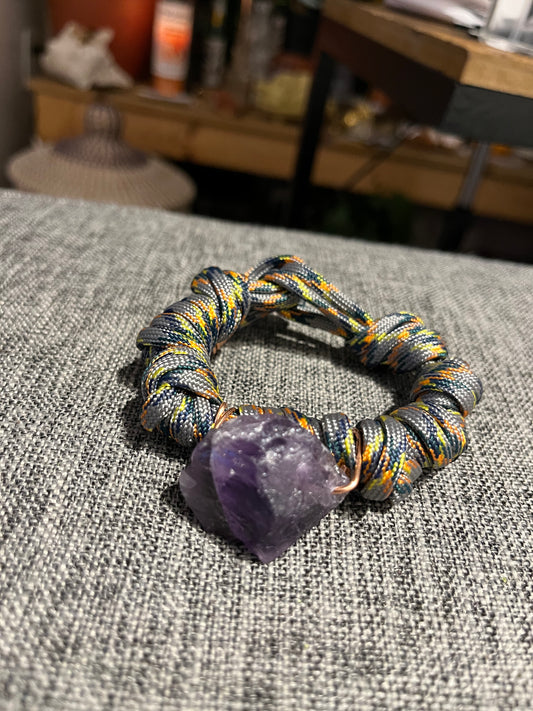 Amethyst Grey Camo Bracelet