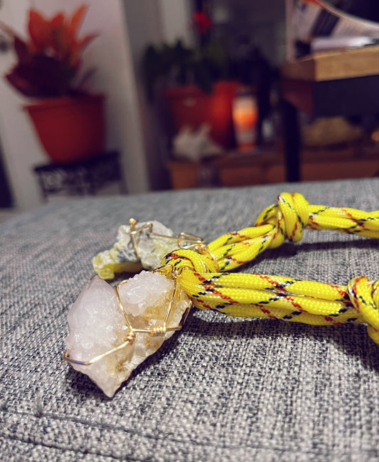 Spirit Quartz x Brucite Necklace