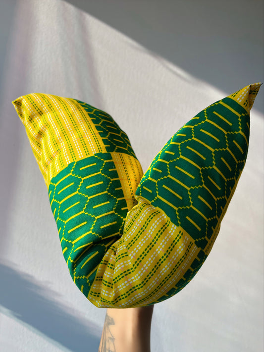 Green/Yellow Prayer Pillow