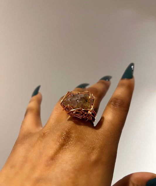 Amethyst Square Ring