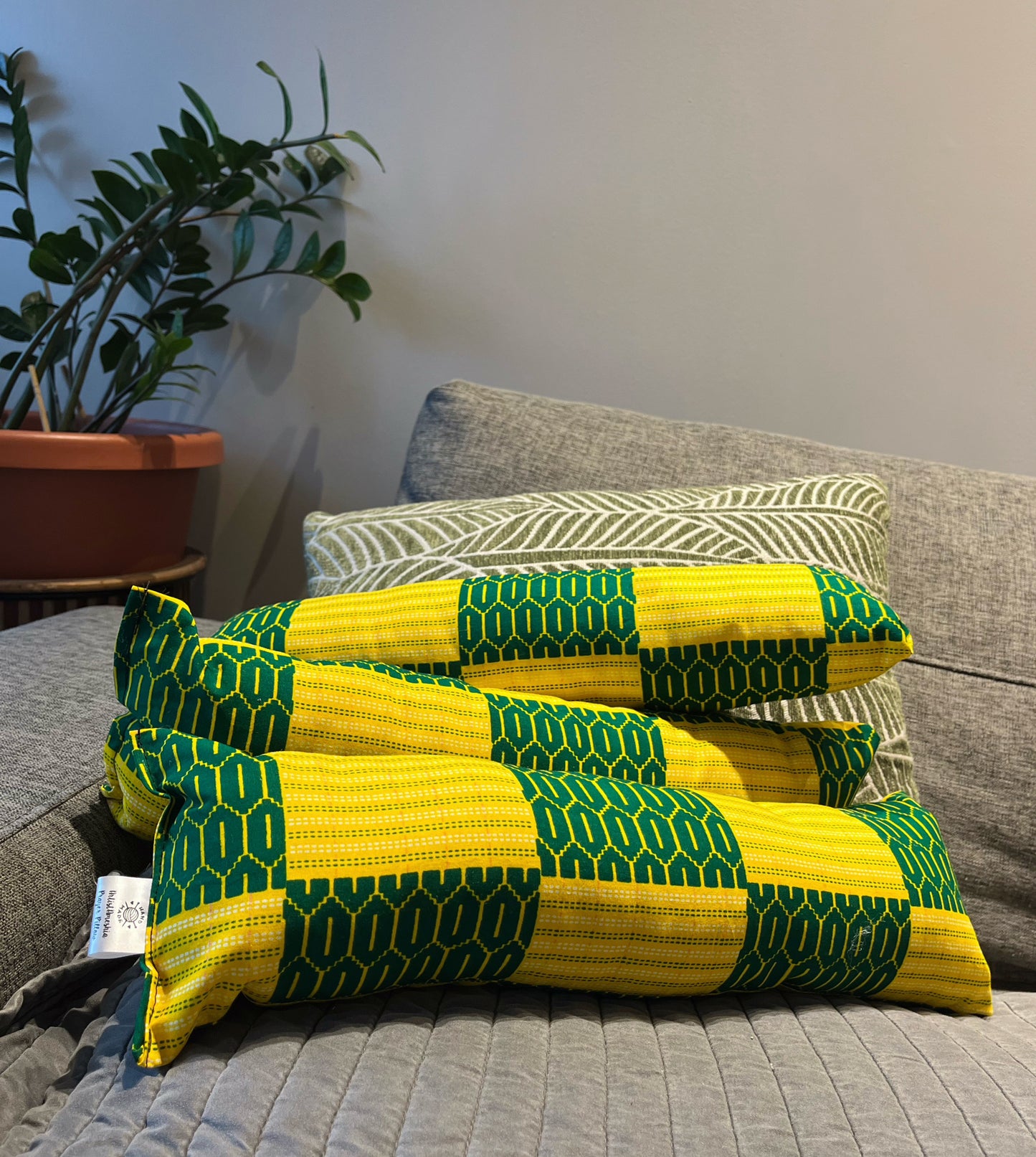 Green/Yellow Prayer Pillow